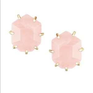 Kendra Scott Morgan Earring | Rose Quartz | HTF